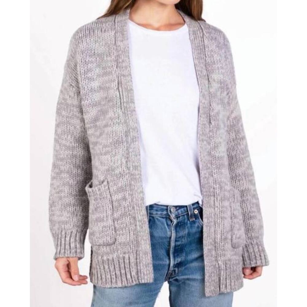 Parrish La 100% Merino Wool Open Front Cardigan S… - image 1
